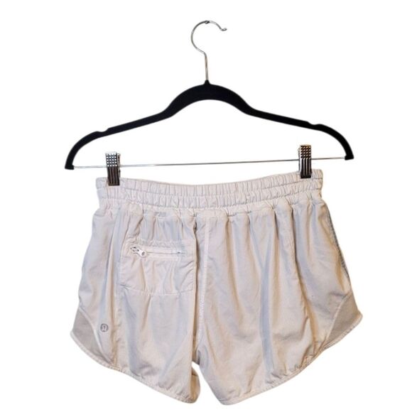 Lululemon Women's White Running Shorts Size 4 - Picture 2 of 6